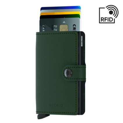 Estilo Compacto y Seguridad sin Compromisos: Miniwallet Secrid Matte MM, tu Aliado Elegante en Protección