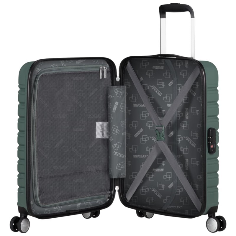 Mala de cabina American Tourister Flashline 55 cm: Estilo, durabilidade e comodidade para as suas viagens
