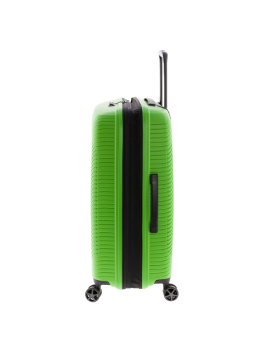 maleta mediana Gladiator Vincent 67 verde vista lateral