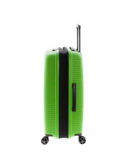maleta mediana Gladiator Vincent 67 verde vista lateral