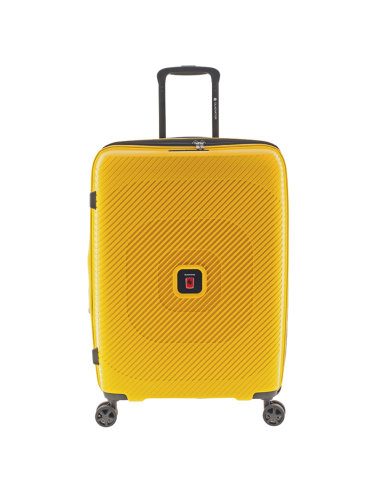 maleta grande Gladiator Vincent 74 amarillo vista frontal