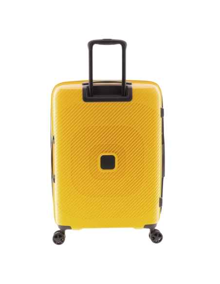 maleta grande Gladiator Vincent 74 amarillo vista trasera