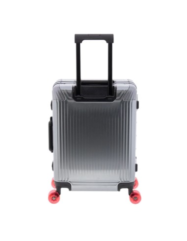 maleta cabina Gladiator Luma 55 aluminio vista trasera