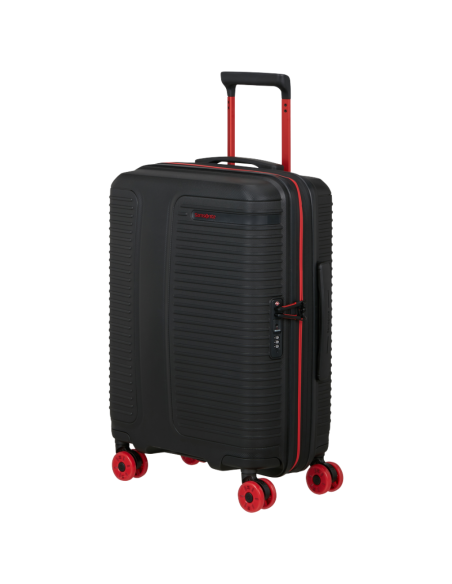 maleta cabina Samsonite Prodiver 55 negra vista frontal