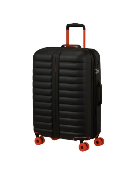 maleta mediana American Tourister Neovibe 67 negra vista frontal