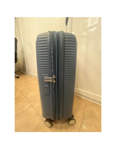 Maleta cabina 55 cm American Tourister color stone segunda mano vista lateral