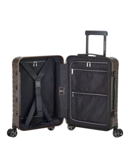 Maleta de cabina Roncato UNO AL 55 cm bronce vista interna