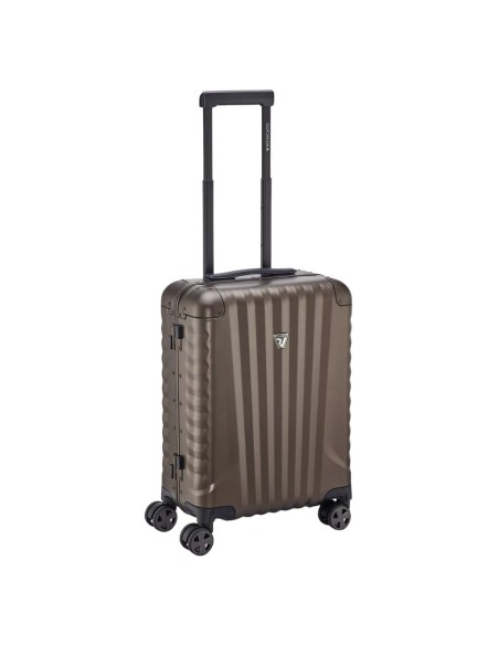 Maleta de cabina Roncato UNO AL 55 cm bronce vista frontal