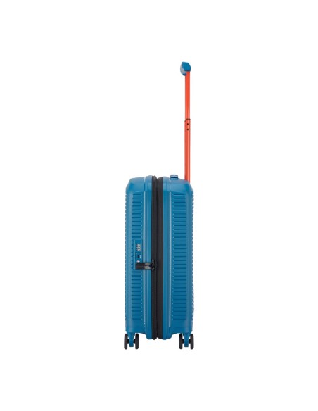 Maleta de cabina Roncato ARCADE 55 cm azul vista lateral