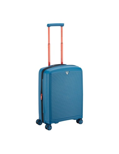 Maleta de cabina Roncato ARCADE 55 cm azul vista frontal