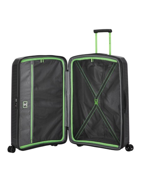 Mala média Roncato ARCADE 67 cm preto vista interna
