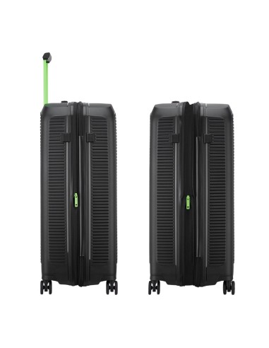 Maleta mediana Roncato ARCADE 78 cm negro vista lateral