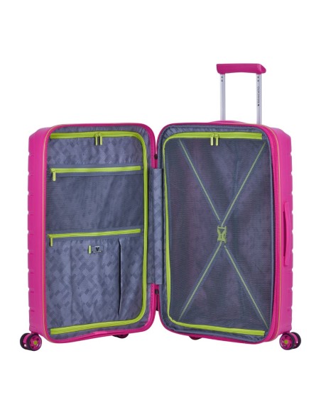 Mala de cabine Roncato B-FLYING 55cm fucsia, vista interna