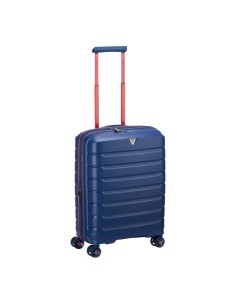 Mala de cabine Roncato B-FLYING MOVE 55 cm azul ultramarino vista frontal