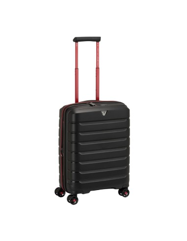 Mala de cabine Roncato B-FLYING MOVE 55 cm preto vista frontal
