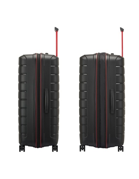 Maleta mediana Roncato B-FLYING MOVE 68 cm Negra vista lateral