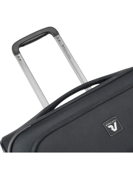 Mala Roncato GATEWAY tamanho médio 66 cm Preto vista tirador