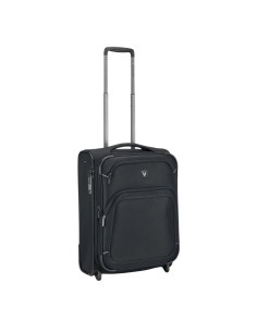 Maleta de cabina Roncato GATEWAY Negra 55 cm vista frontal