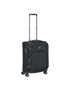 Mala de cabine Roncato GATEWAY 55 cm preto vista frontal