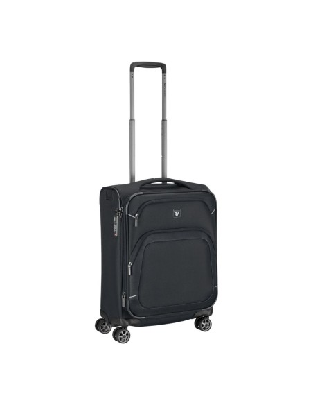 Mala de cabine Roncato GATEWAY 55 cm preto vista frontal