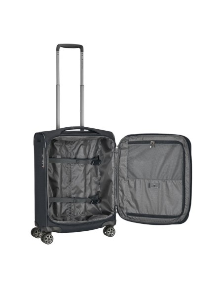 Mala de cabine Roncato GATEWAY 55 cm preto vista interna