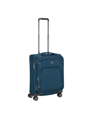 Mala de cabine Roncato GATEWAY 55 cm azul vista frontal