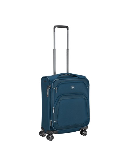 Mala de cabine Roncato GATEWAY 55 cm azul vista frontal