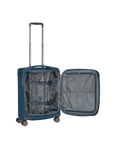 Mala de cabine Roncato GATEWAY 55 cm azul vista interna