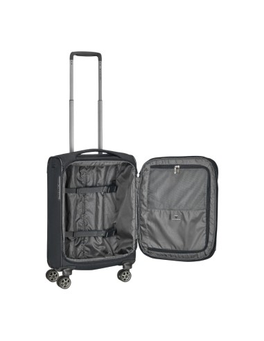Mala de cabine Roncato GATEWAY 55 cm Exp. AIRFRANCE Preto vista interna