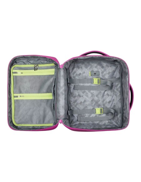 Mochila Roncato Wanderline Vueling 40 cm fucsia vista interna