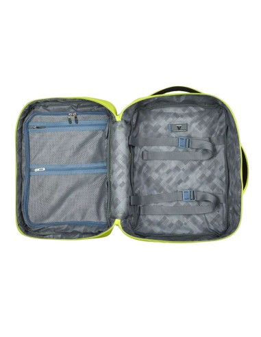 Mochila de cabine Roncato Wanderline 40 cm Verde lima vista interna
